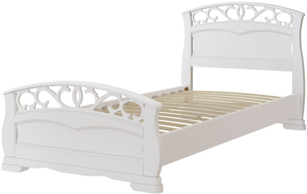 Фото Кровать односпальная Грация-1 (СМ 90х200) без основания с универсальными царгами от производителя Браво-мебель в Армянске по цене 18&nbsp;520 ₽