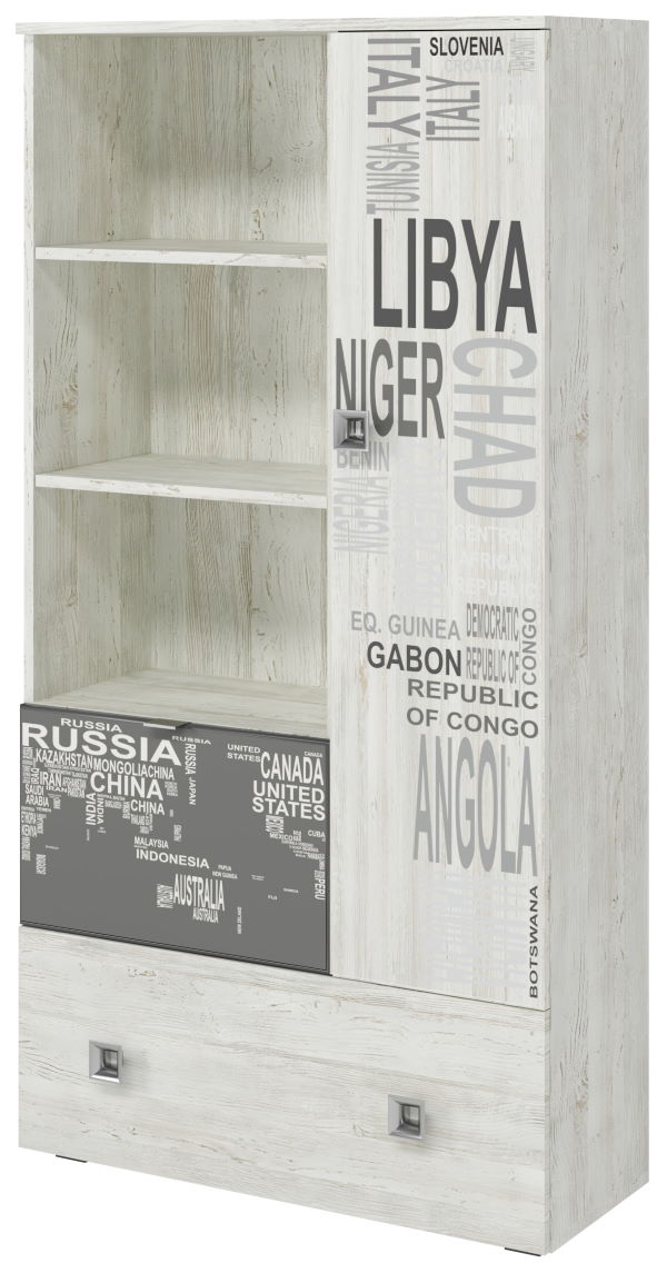 Фото Шкаф книжный Поло от производителя Регина в Армянске по цене 9&nbsp;430 ₽