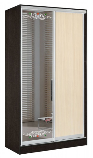 Фото Шкаф-купе Оскар 1.7 (1,2х0,6х2,3 - 2 двери) от производителя Мебель Маркет в Армянске по цене 42 120 ₽