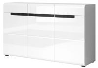 Комод-3D3S typ 43 Hektor (белый ламинат-белый глянец (Helvetia) ) в Армянске от производителя в интернет магазине Планета Комфорта Комод-3D3S typ 43 Hektor (белый ламинат-белый глянец (Helvetia) ) в Армянске от производителя