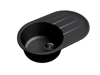 Мойка Ewigstein elegant 50F (ГР 762х480хh200) (шир.ящ.min 500) (Цвет мойки черный) в Армянске от производителя в интернет магазине Планета Комфорта Мойка Ewigstein elegant 50F (ГР 762х480хh200) (шир.ящ.min 500) (Цвет мойки черный) в Армянске от производителя