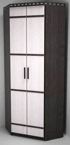 Фото Шкаф Ольга-13 (80) угловой  от производителя Фант-мебель в Армянске по цене 12&nbsp;040 ₽