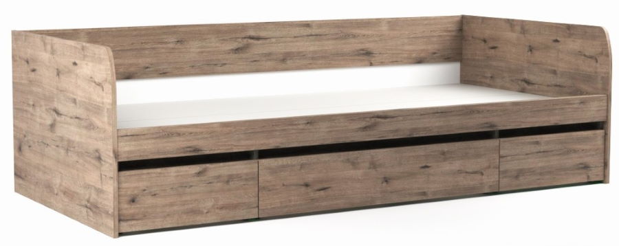 Фото Кровать односпальная Денвер (СМ 90х200) с ящиками с основанием от производителя СБК в Армянске по цене 25&nbsp;200 ₽