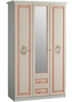 Шкаф Алиса (129) трехдверный с ящиками  (дуб саттер, крем,(Мебельсон)) в Армянске от производителя 
