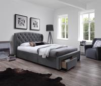 Фото krovati-s-vydvizhnymi-yashchikami кровать двуспальная halmar sabrina (см 160х200) c ортопедическим основанием производитель Halmar 