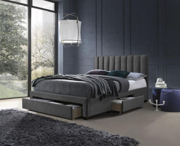 Фото Кровать двуспальная Halmar Grace (СМ 160х200) c ортопедическим основанием от производителя Halmar  в Армянске по цене 62&nbsp;380 ₽