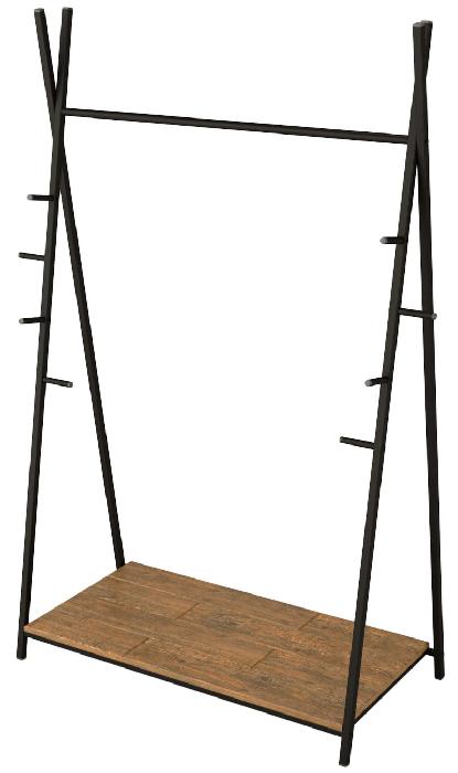 Вешалка гардеробная Фелтон (дуб американский-черный (Калифорния) ) Вешалка гардеробная Фелтон (дуб американский-черный (Калифорния) )