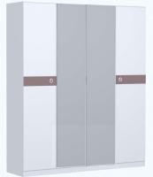 Шкаф для одежды Саманта СМ11А (дуб седан, дуб седан-кремовый,(Заречье)) в Армянске от производителя 