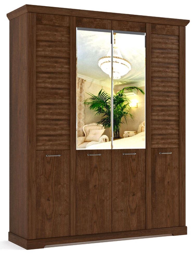 Фото Шкаф Кантри (186) четырехдверный от производителя СБК в Армянске по цене 36&nbsp;180 ₽