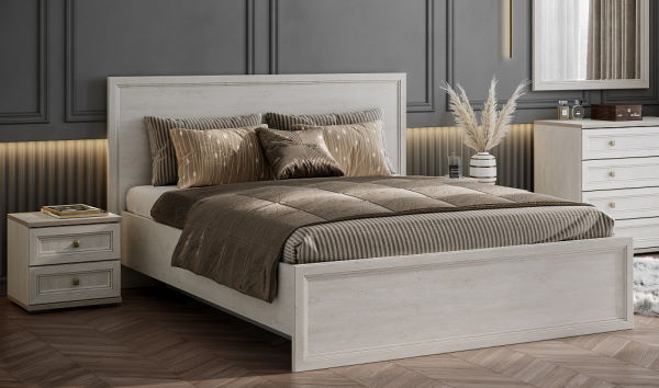 Фото Кровать двуспальная Александрия КР-101 (СМ 180х200) без основания от производителя SV-мебель в Армянске по цене 27 440 ₽