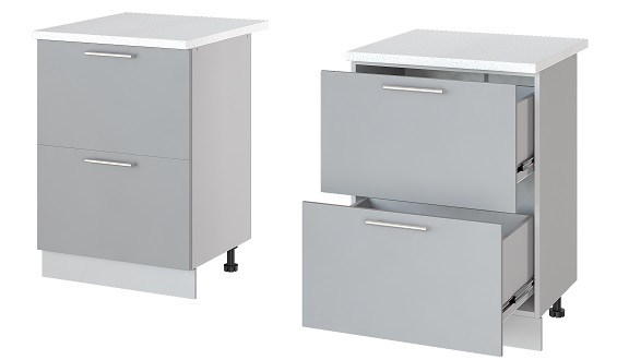 Фото Кухня Бронкс стол-рабочий Н-62 от производителя Леко в Армянске по цене 7&nbsp;200 ₽