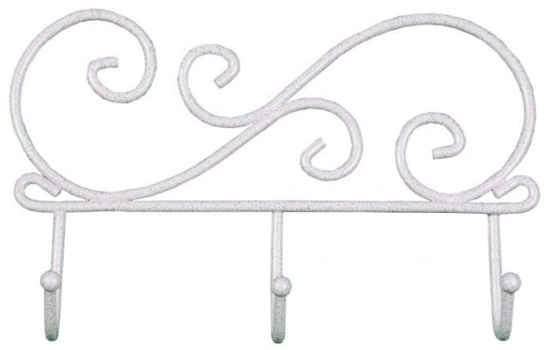 Фото Вешалка настенная Кружева 3 от производителя Завод металлических изделий в Армянске по цене 230 ₽