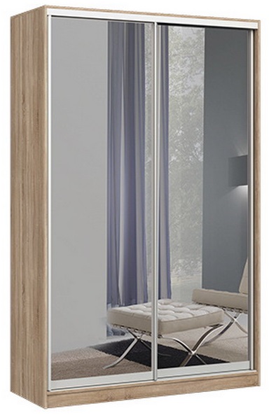 Фото Шкаф-купе Оскар 2.1 (1,5х0,6х2,4 - 2 двери) от производителя Мебель Маркет в Армянске по цене 45 010 ₽