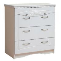 Комод Ольга-10  (белый-жемчужный ясень (Фант-мебель) ) в Армянске от производителя 