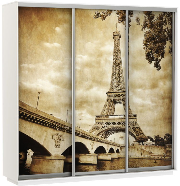 Фото Шкаф-купе Экспресс Трио Фото (2,1х0,6х2,4 - 3 двери) от производителя Мебельная компания Е1 в Армянске по цене 56 220 ₽