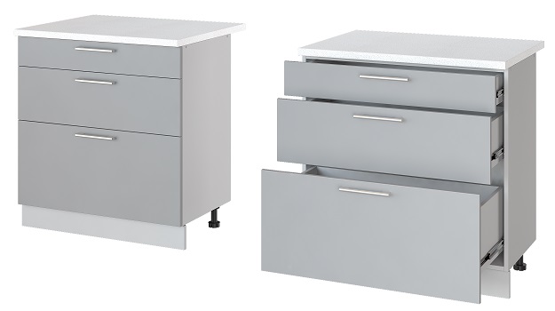 Фото Кухня Бронкс стол-рабочий Н-83 от производителя Леко в Армянске по цене 9&nbsp;630 ₽