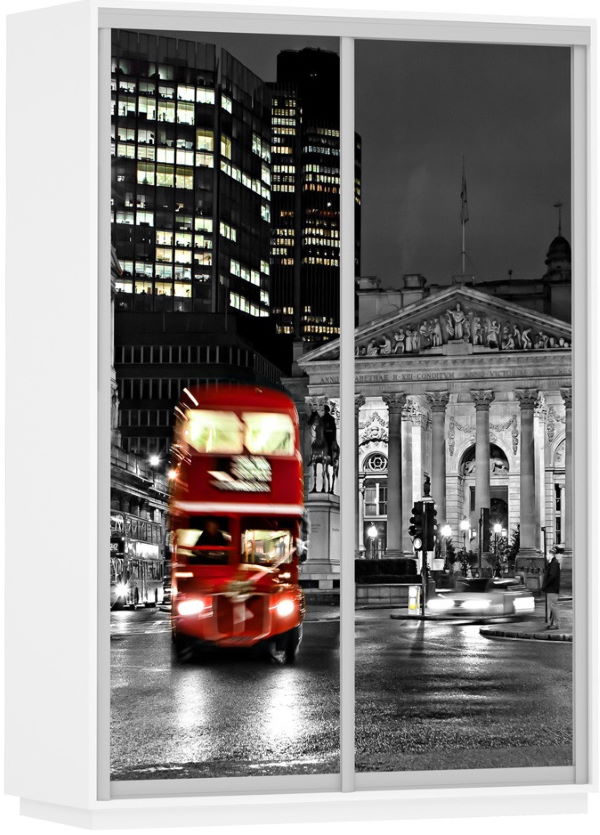 Фото Шкаф-купе Экспресс Дуо Фото (1,6х0,6х2,2 - 2 двери) от производителя Мебельная компания Е1 в Армянске по цене 39&nbsp;840 ₽