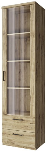 Фото Шкаф с витриной 1V2S Дорсет (Doorset) от производителя Анрэкс в Армянске по цене 16 980 ₽