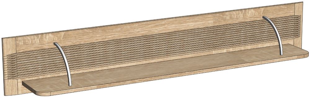 Фото Полка навесная Магнолия ГМ-11 от производителя СБК в Армянске по цене 2 950 ₽