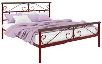 Кровать двуспальная Эсмеральда Plus (СМ 160х190) трубка металл в интернет магазине Планета Комфорта Фото metallicheskie-krovati кровать двуспальная эсмеральда plus (см 160х190) трубка металл производитель Милсон