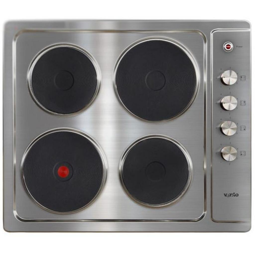 Фото Варочная поверхность электрическая 4-х конф. VENTOLUX HE604 (INOX) 1 (590х510хh30) от производителя  в Армянске по цене 7 870 ₽