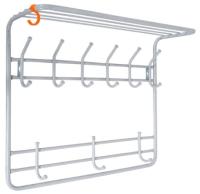 Вешалка с полкой 2х ярусная 80 в интернет магазине Планета Комфорта veshalki-metallicheskie вешалка с полкой 2х ярусная 80 производитель Завод металлических изделий