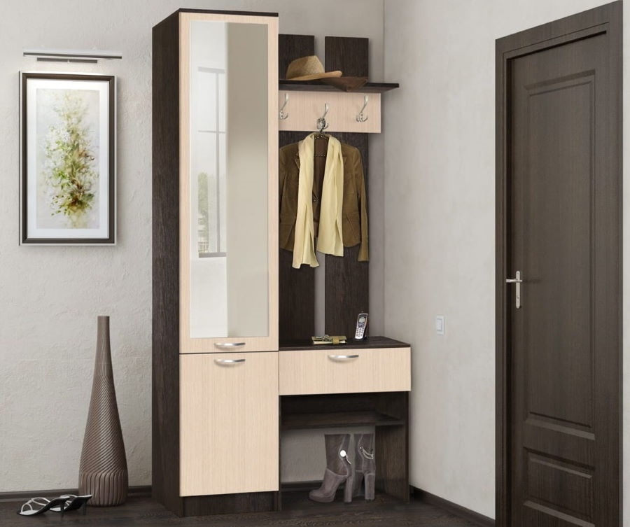 Фото Прихожая Иннэс-3 (левая) от производителя Диал в Армянске по цене 7&nbsp;650 ₽