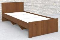 Кровать односпальная К-10 (СМ 80х200) комплектуется настилом ( 80х200 , ЛДСП , венге , без подъемного мех. , без ящиков , без матраса (Ромис) ) в Армянске от производителя 