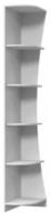 Стеллаж-приставка угловой Вива (белый (Браво-мебель) ) в Армянске от производителя 