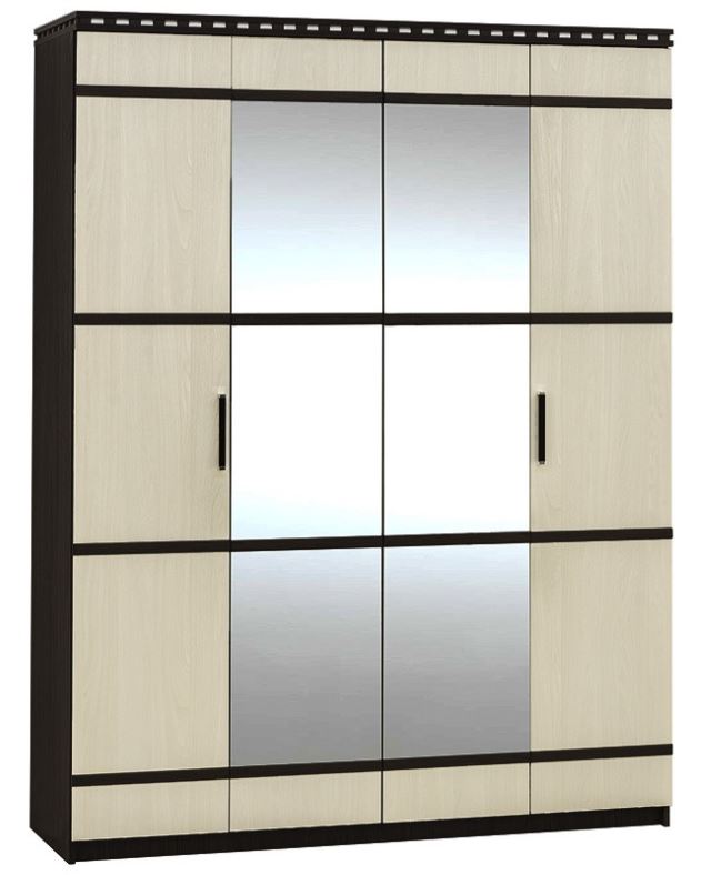 Фото Шкаф Ольга-13 (168) четырехдверный  от производителя Фант-мебель в Армянске по цене 24 300 ₽