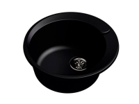 Мойка Ewigstein rund 45 (ГР 500х500хh200) (шир.ящ.min 450) (Цвет мойки черный) в Армянске от производителя 