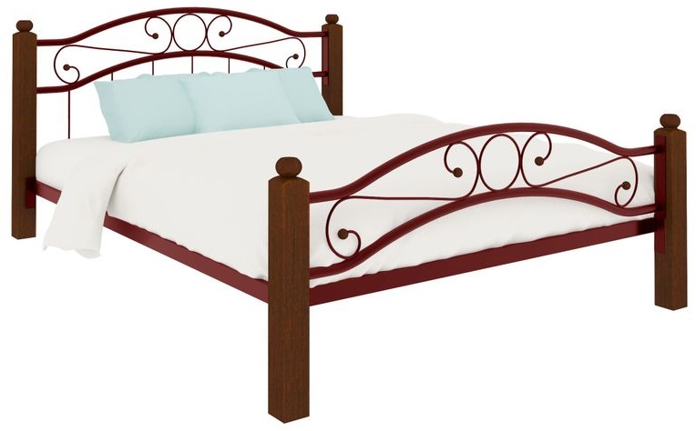 Фото Кровать двуспальная Надежда Lux Plus (СМ 160х200) трубка металл от производителя Милсон в Армянске по цене 22 430 ₽