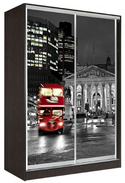 Фото Шкаф-купе Оскар 2 (1,5х0,6х2,3 - 2 двери) от производителя Мебель Маркет в Армянске по цене 52 030 ₽