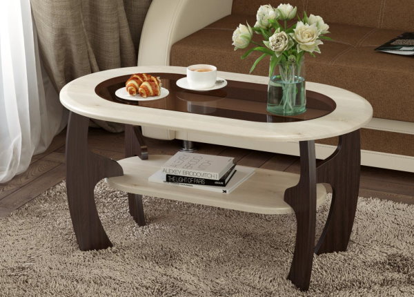 Фото Стол журнальный Маджеста-2 от производителя Олмеко в Армянске по цене 6&nbsp;650 ₽