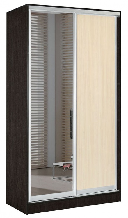 Фото Шкаф-купе Оскар 1.5 (1,2х0,6х2,3 - 2 двери) от производителя Мебель Маркет в Армянске по цене 37 850 ₽