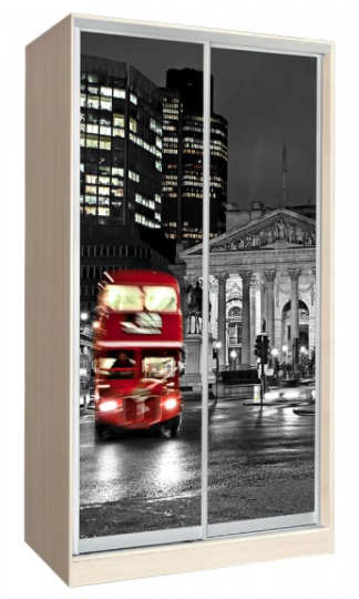 Фото Шкаф-купе Оскар 1 (1,2х0,6х2,2 - 2 двери) от производителя Мебель Маркет в Армянске по цене 44 870 ₽