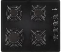 Варочная поверхность газовая 4-х конф. VENTOLUX HG640 - A1 GEE (580х500хh30)  (Материал корпуса Закалёное стекло , Цвет Черный) в Армянске от производителя 