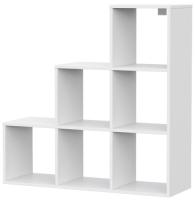 Стеллаж Токио (лесенка) (белый текстурный (No name) ) в Армянске от производителя 