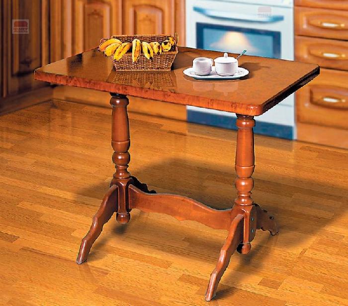 Стол обеденный 1  (№4 массив дерева, мдф-вишня,  вишня (Фант-мебель) ) Стол обеденный 1  (№4 массив дерева, мдф-вишня,  вишня (Фант-мебель) )