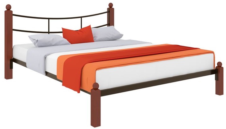 Фото Кровать двуспальная София Lux (СМ 180х200) трубка металл от производителя Милсон в Армянске по цене 19 920 ₽