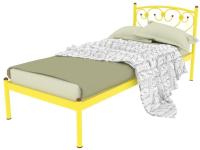 Кровать односпальная Ева (СМ 80х200) трубка металл в интернет магазине Планета Комфорта Фото metallicheskie-krovati кровать односпальная ева (см 80х200) трубка металл производитель Милсон