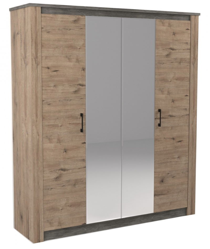 Фото Шкаф Денвер 2300 (192) четырехдверный от производителя СБК в Армянске по цене 47&nbsp;470 ₽