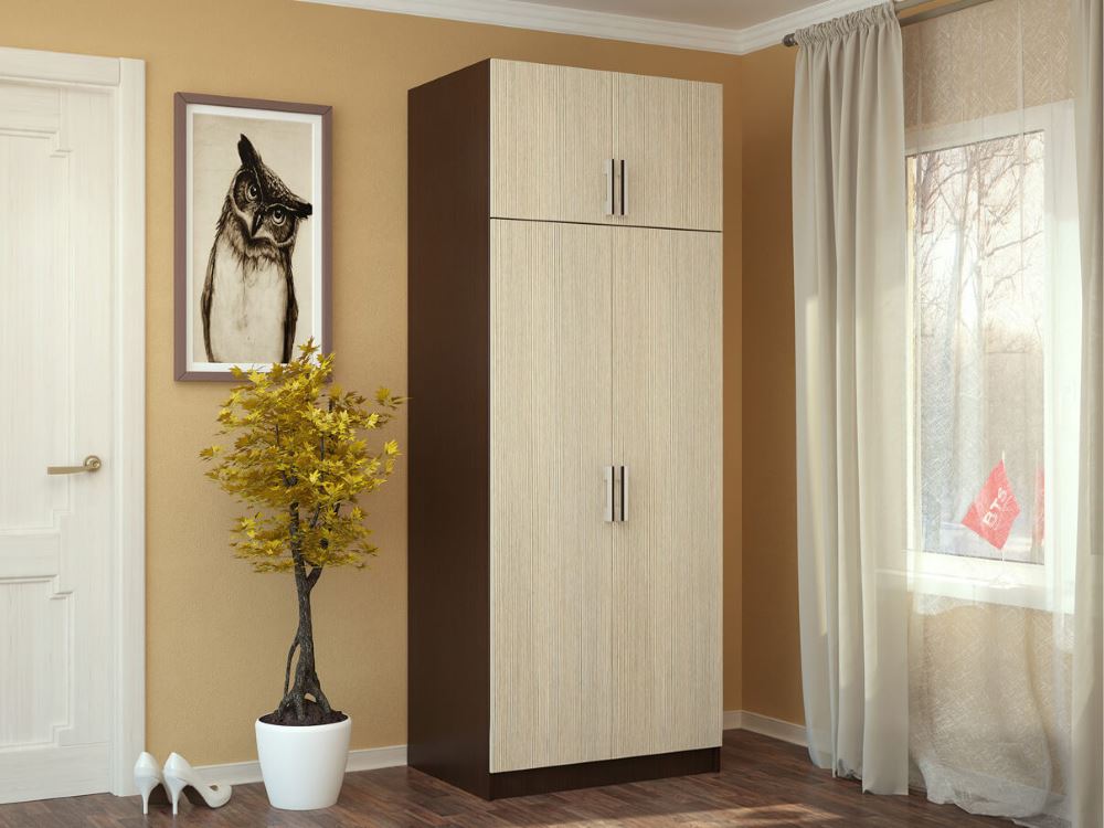 Фото Шкаф с перегородкой (80) двухдверный от производителя БТС  в Армянске по цене 10&nbsp;220 ₽