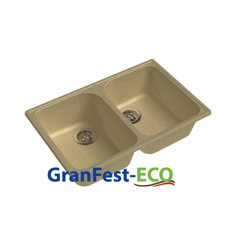 Фото Мойка Granfest eco-15 (ГР 740х480хh200) (шир.ящ.min 720) без сифона от производителя Granfest в Армянске по цене 4 750 ₽