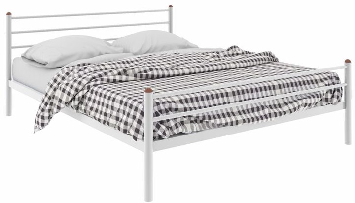 Фото Кровать двуспальная Милана Plus (СМ 180х200) трубка металл от производителя Милсон в Армянске по цене 14 160 ₽