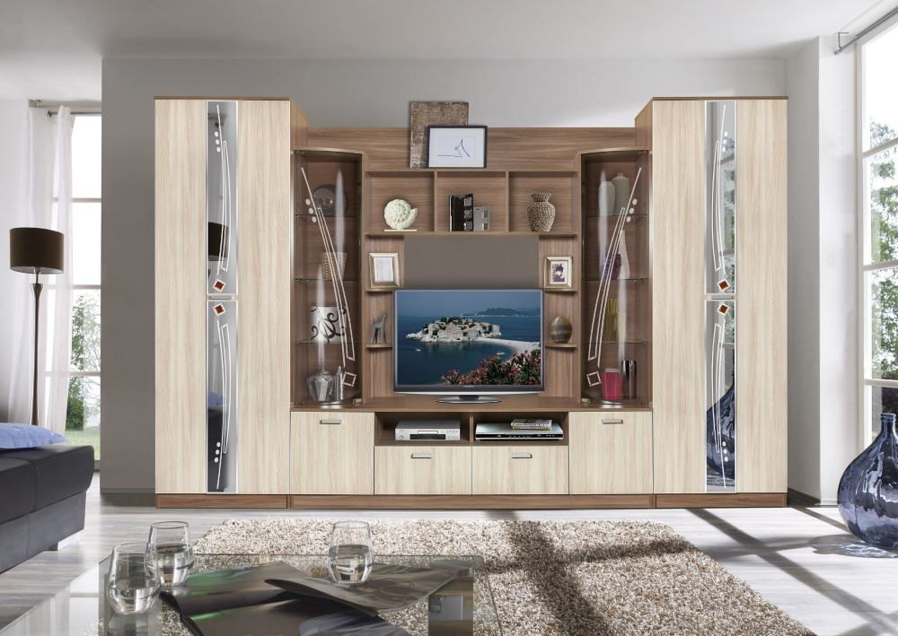 Фото Стенка Мадрид 7 от производителя Мебель Маркет в Армянске по цене 50&nbsp;950 ₽