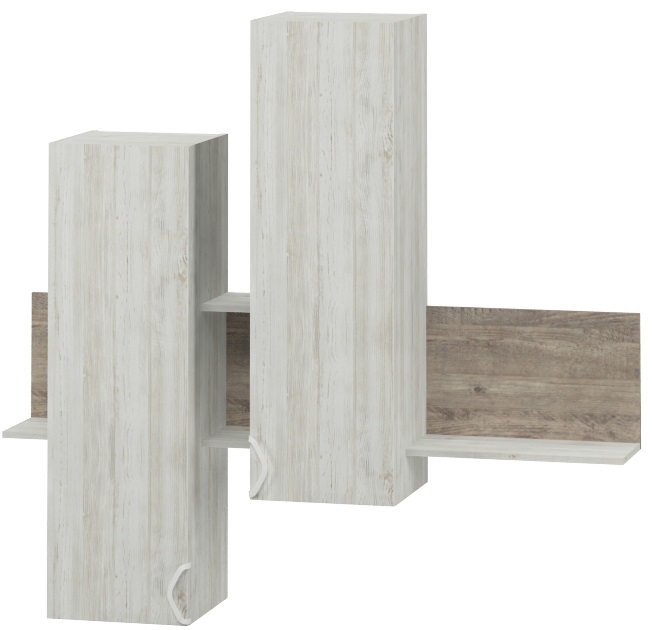 Фото Шкаф навесной Сиэтл 2х секционный от производителя Регина в Армянске по цене 7 570 ₽