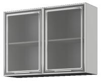 Фото kukhonnye-shkafy-so-steklom кухня барселона шкаф навесной швс 1000 производитель Интерьер-центр