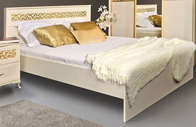 Фото Кровать двуспальная Ливадия Л8э без мягкого элемента (СМ 160х200) без основания от производителя Заречье в Армянске по цене 10 600 ₽