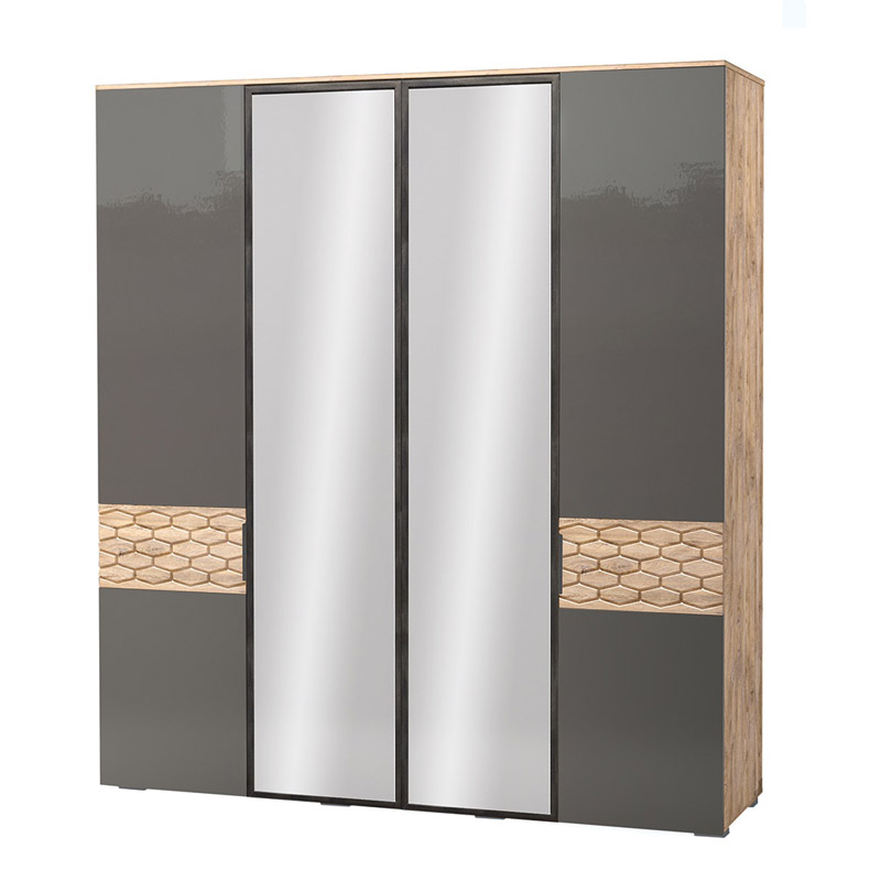 Фото Шкаф Дели 79 (199) четырехдверный от производителя Яна в Армянске по цене 82 830 ₽